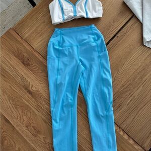 Blue Women's Active Leggings